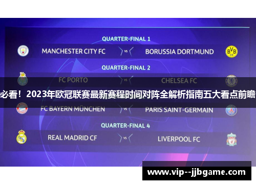 必看！2023年欧冠联赛最新赛程时间对阵全解析指南五大看点前瞻